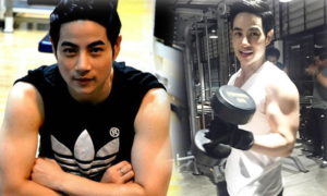 ท่าออกกำลังกายลดหน้าอก